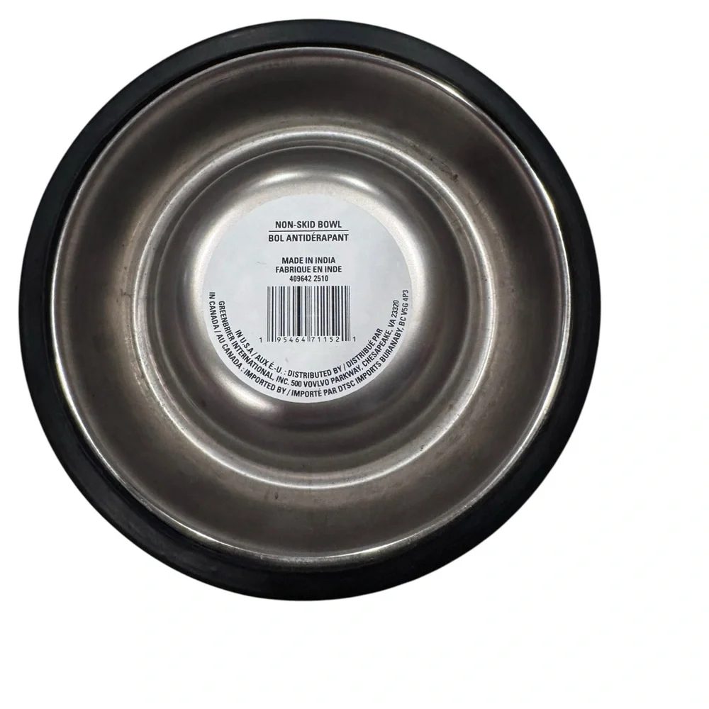 Pet Bowl with Black Base NWT
